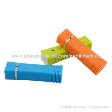 Portable Mobile Phone Chargers, 3,000mAh Real Capacity, 3-4 Hours Charging Time/Sized 96*26.5*22.5mm